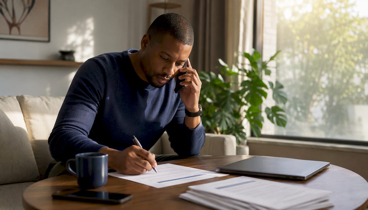 Landlord screening tenant over phone call