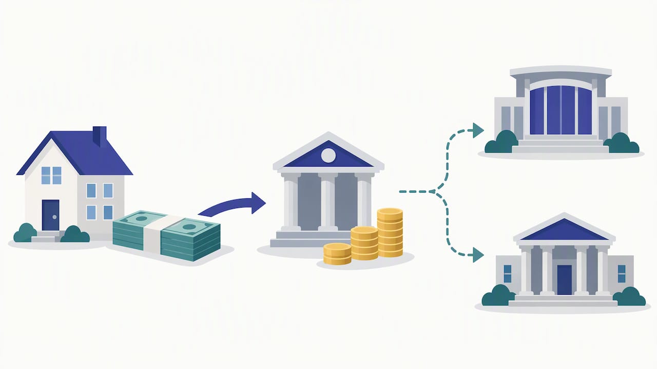 Deposit account and two dispute resolution routes